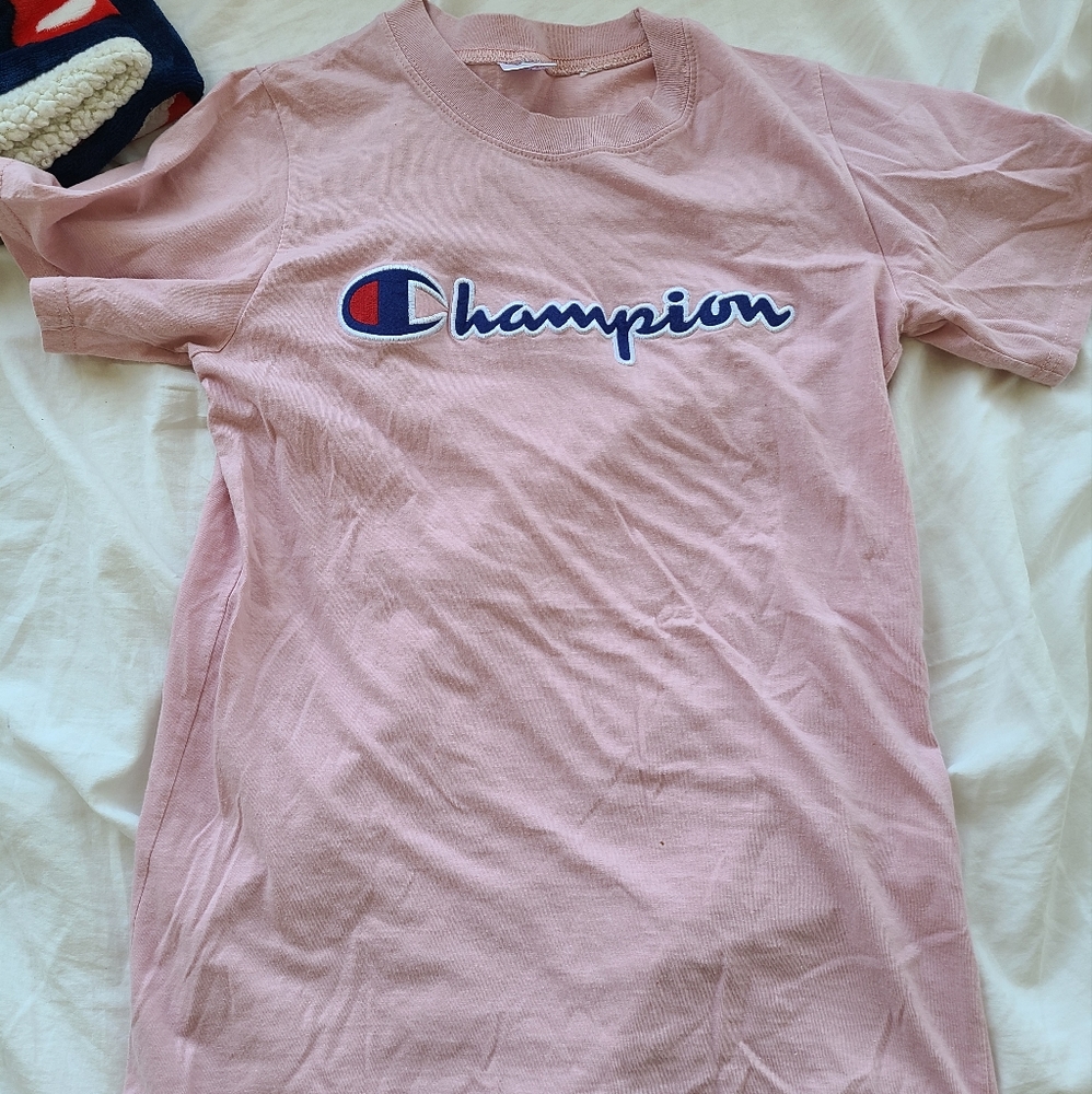 CHAMPION PINK SHIRT AUTHENTIC